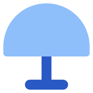 Table Lamp 3 Icon from Core Flat Set