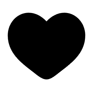 Heart Icon from Solar Bold Set