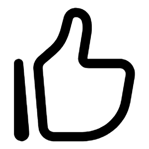 Like Icon from Solar Linear Set
