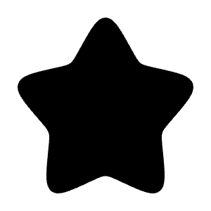 Star Icon from Solar Bold Set