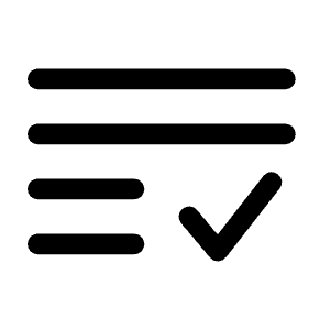 List Check Icon from Solar Bold Set