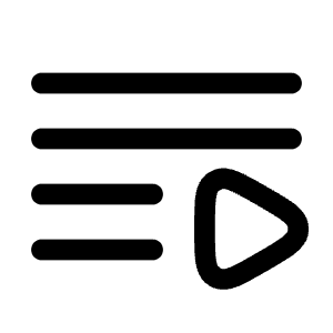 Playlist Icon from Solar Linear Set