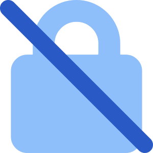 Disabled Padlock Icon from Core Flat Set