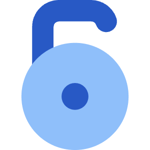 Padlock Circle 2 Icon from Core Flat Set