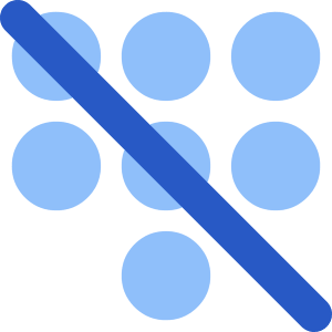 Dial Pad Disable 1 Icon from Core Flat Set