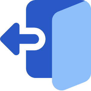 Door Open House Exit Logout Icon from Core Flat Set