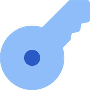 House Key Access Icon from Core Flat Set