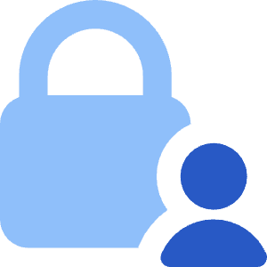 Lock Account Icon from Core Flat Set