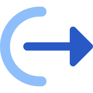 Logout Export Icon from Core Flat Set
