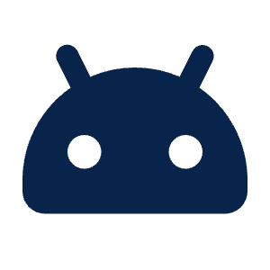 Android 2 Fill Icon from Mingcute Fill Set