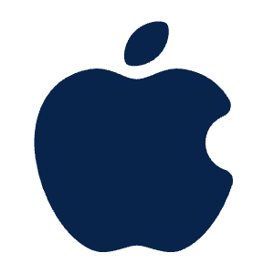 Apple Fill Icon from Mingcute Fill Set