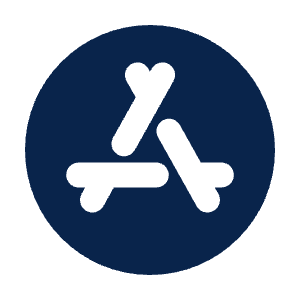 Appstore Fill Icon from Mingcute Fill Set