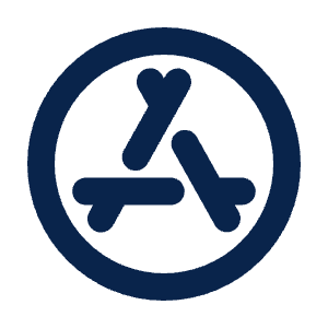 Appstore Line Icon from Mingcute Line Set