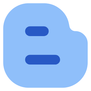 Blogger Logo Icon from Core Flat Set