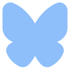 Bluesky Logo Icon from Core Flat Set