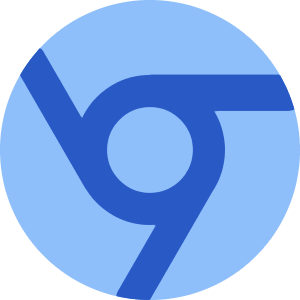 Chrome Logo Icon from Core Flat Set