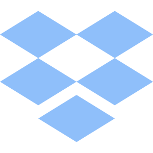 Dropbox Logo Icon from Core Flat Set