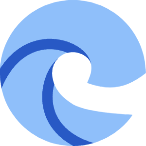 Edge Logo Icon from Core Flat Set