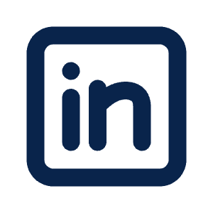 Linkedin Line Icon from Mingcute Line Set