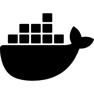 Logo Docker Icon from Ionic Filled Set