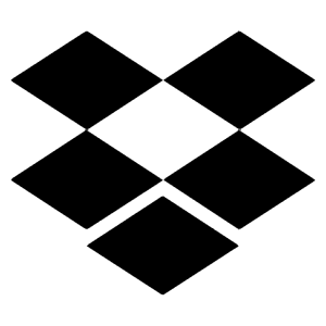 Logo Dropbox Icon from Ionic Filled Set