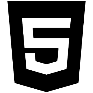 Logo Html5 Icon from Ionic Filled Set