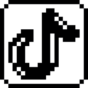 Logo Social Media Tiktok Icon from Pixel - Free Set