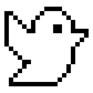 Logo Twitter Icon from Pixel - Free Set