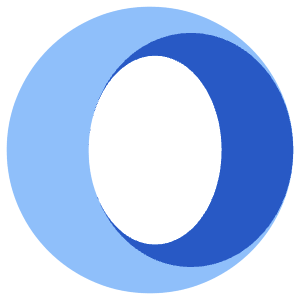 Opera Logo Icon from Core Flat Set