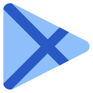 Play Store Logo Icon from Core Flat Set