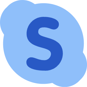 Skype Logo Icon from Core Flat Set