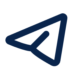 Telegram Line Icon from Mingcute Line Set