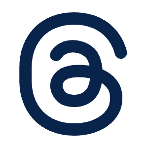 Threads Line Icon from Mingcute Line Set