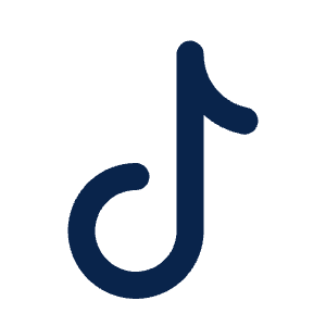 Tiktok Line Icon from Mingcute Line Set