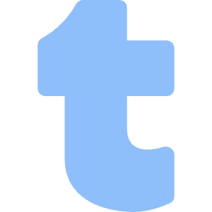 Tumblr Logo Icon from Core Flat Set