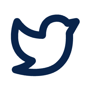 Twitter Line Icon from Mingcute Line Set