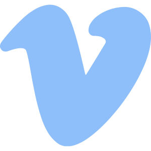 Vimeo Logo 1 Icon from Core Flat Set