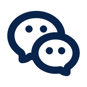 Wechat Line Icon from Mingcute Line Set