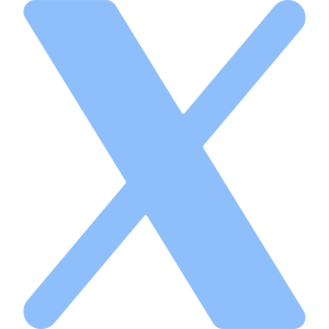 X Twitter Logo Icon from Core Flat Set