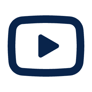 Youtube Line Icon from Mingcute Line Set
