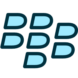Blackberry Logo Icon from Ultimate Duotone - Free Set