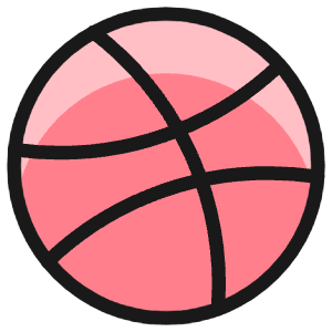 Dribbble Logo Icon from Ultimate Colors - Free Set