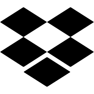 Dropbox Icon from Simple Icons Set