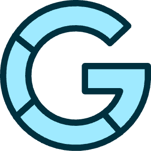 Google Logo Icon from Ultimate Duotone - Free Set