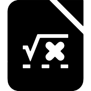 Libreofficemath Icon from Simple Icons Set