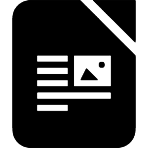 Libreofficewriter Icon from Simple Icons Set