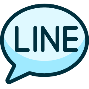 Line App Logo Icon from Ultimate Duotone - Free Set