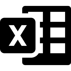 Microsoft Excel Logo Icon from Ultimate Bold - Free Set