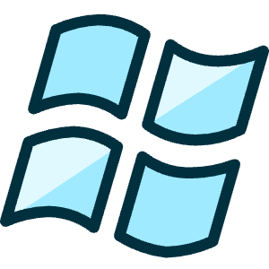 Microsoft Logo Icon from Ultimate Duotone - Free Set