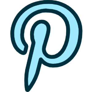 Pinterest Logo Icon from Ultimate Duotone - Free Set
